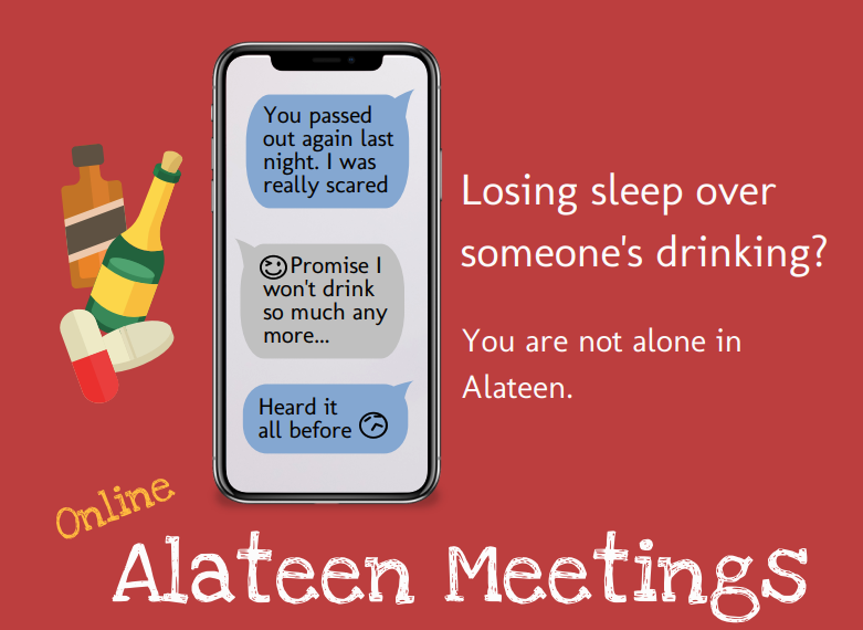 Online Alateen Meetings cell phone