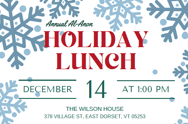 snowflakes with event details. Link to text version above.